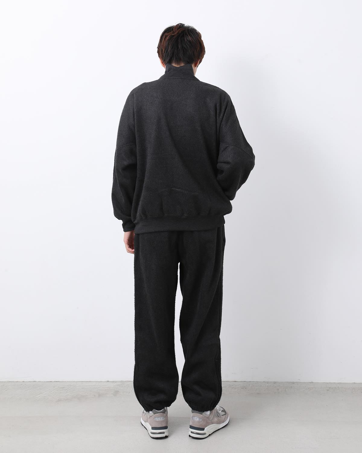PE/SILK FLEECE TRACK PANTS