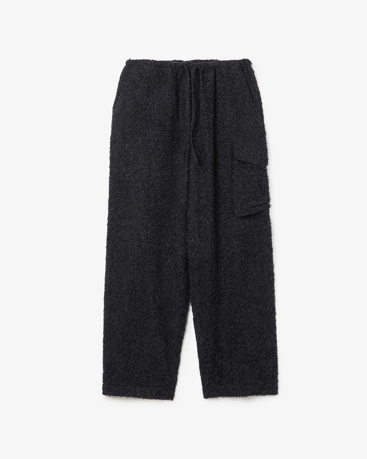 BRUSHED WOOL SIDE SEAMLESS 4P PANTS