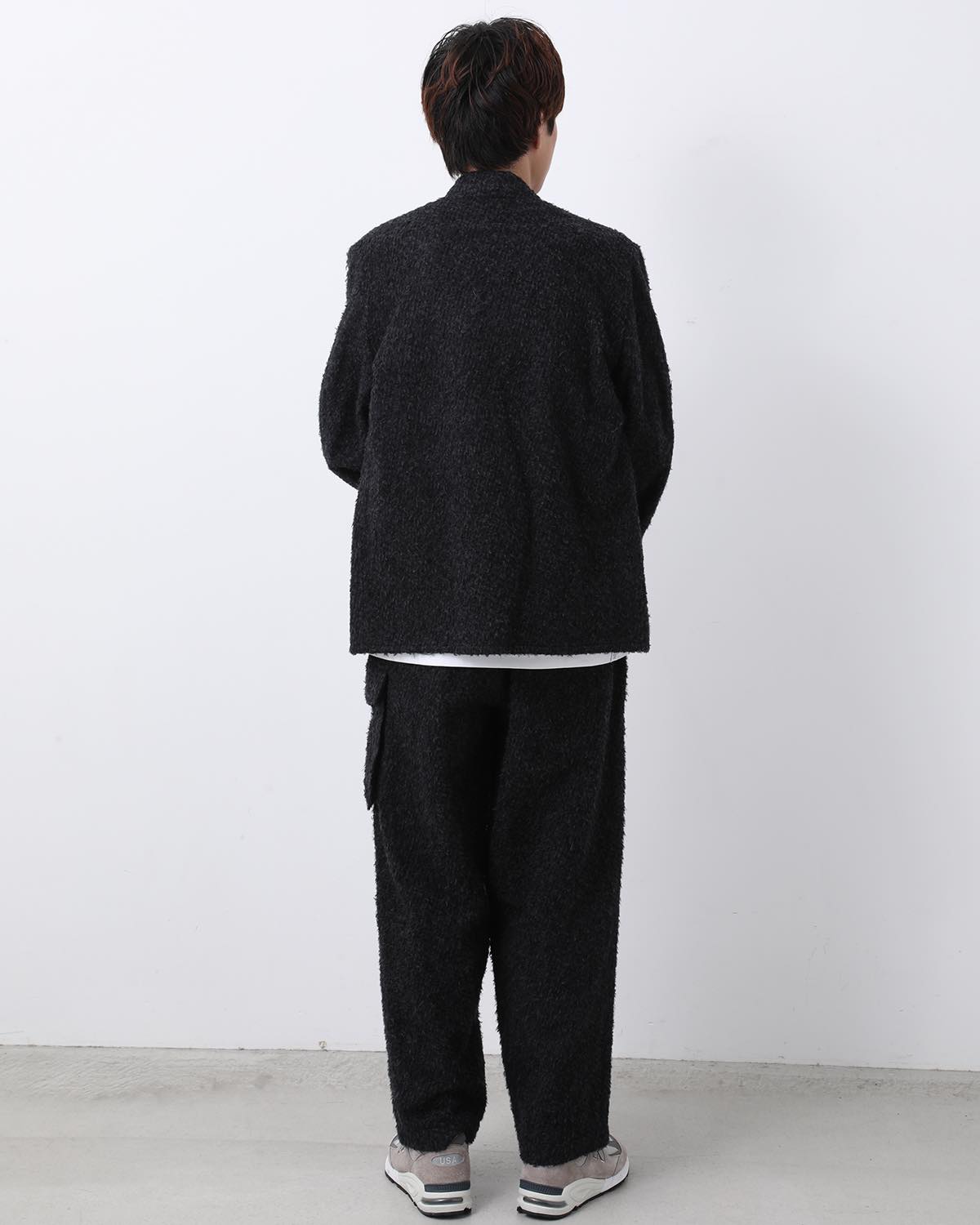 BRUSHED WOOL SIDE SEAMLESS 4P PANTS