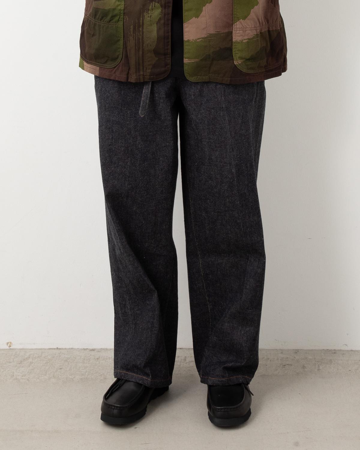 12.9OZ DENIM NARROW BELTED DENIM