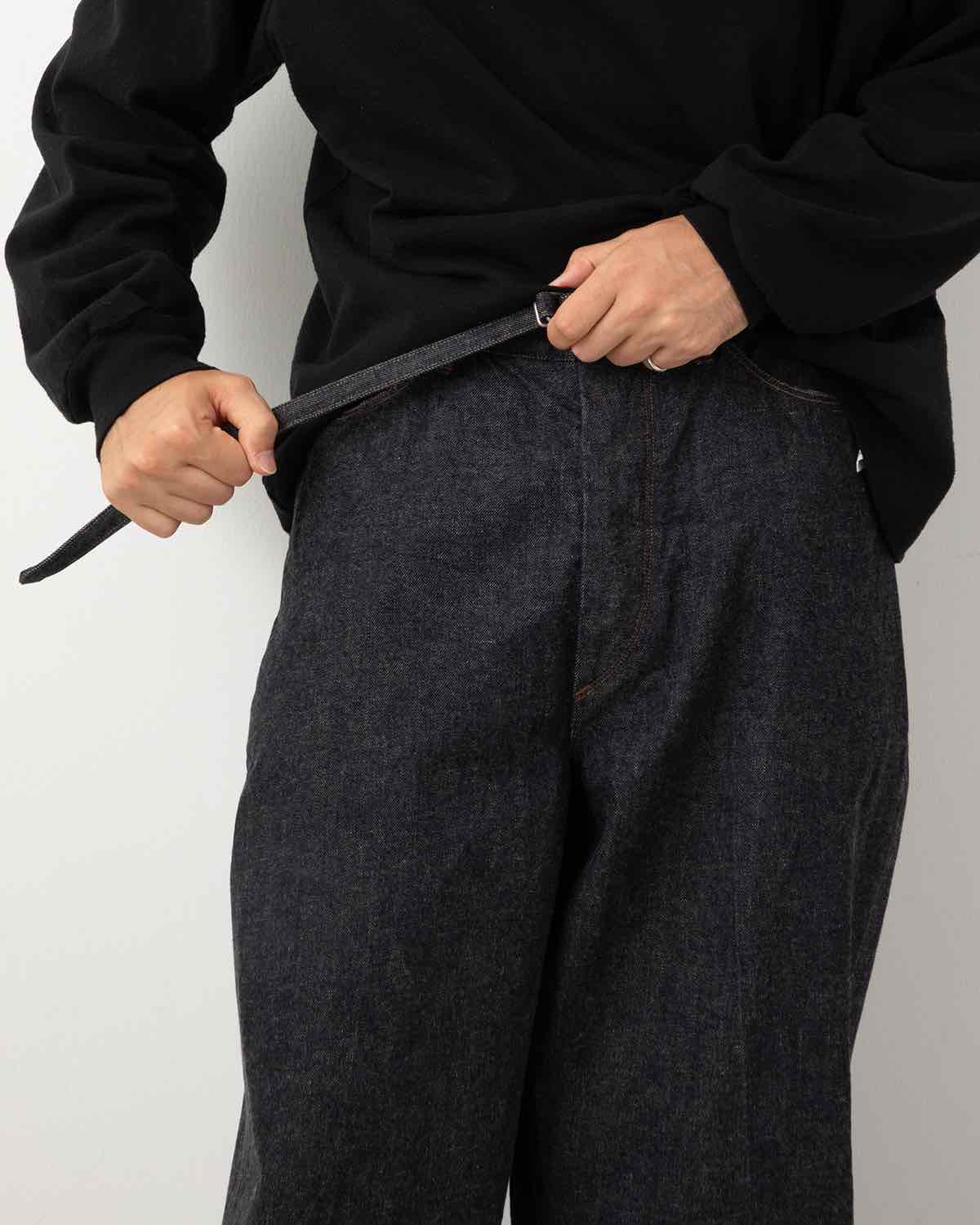 12.9OZ DENIM NARROW BELTED DENIM