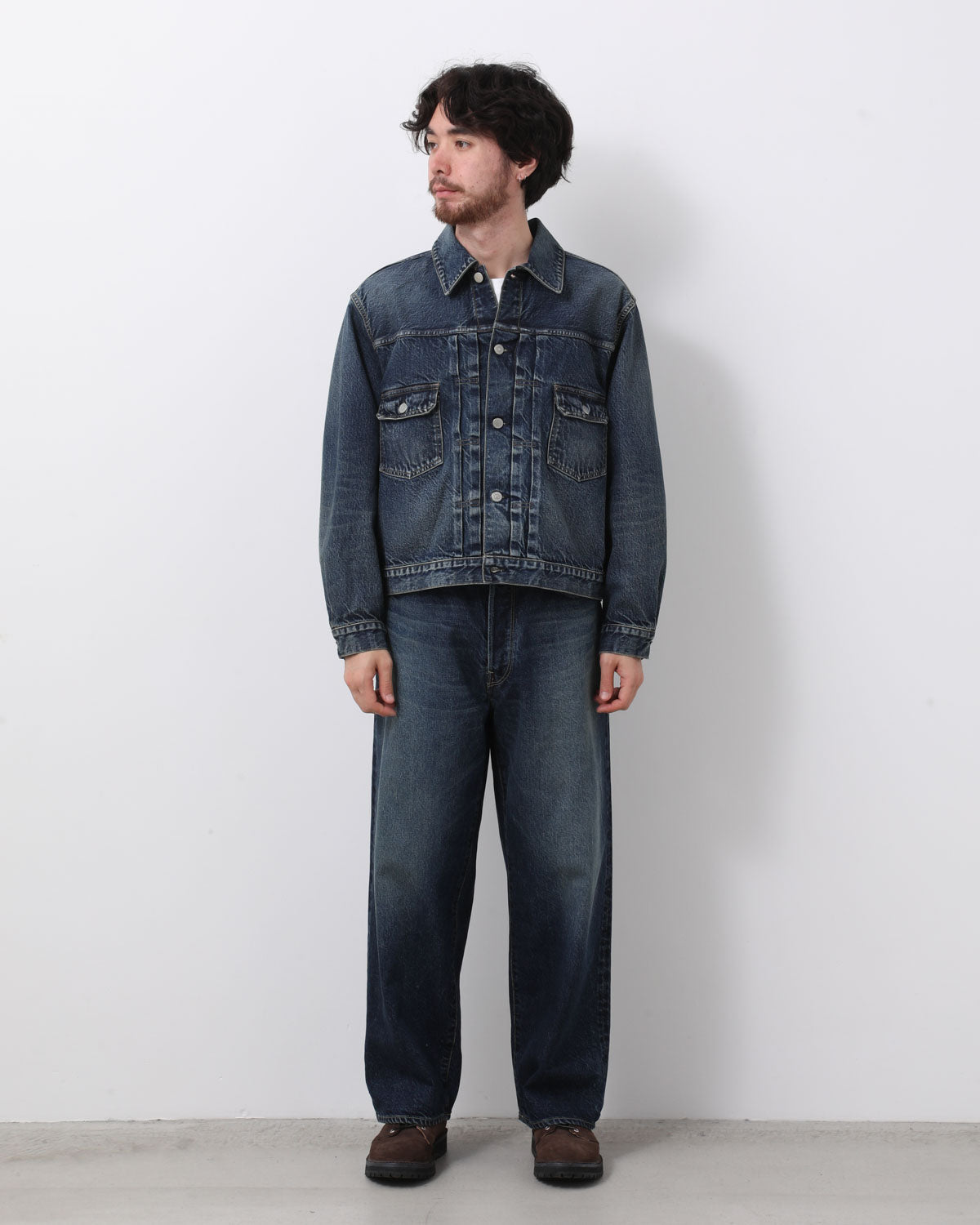 13.5OZ DENIM PANTS WIDE