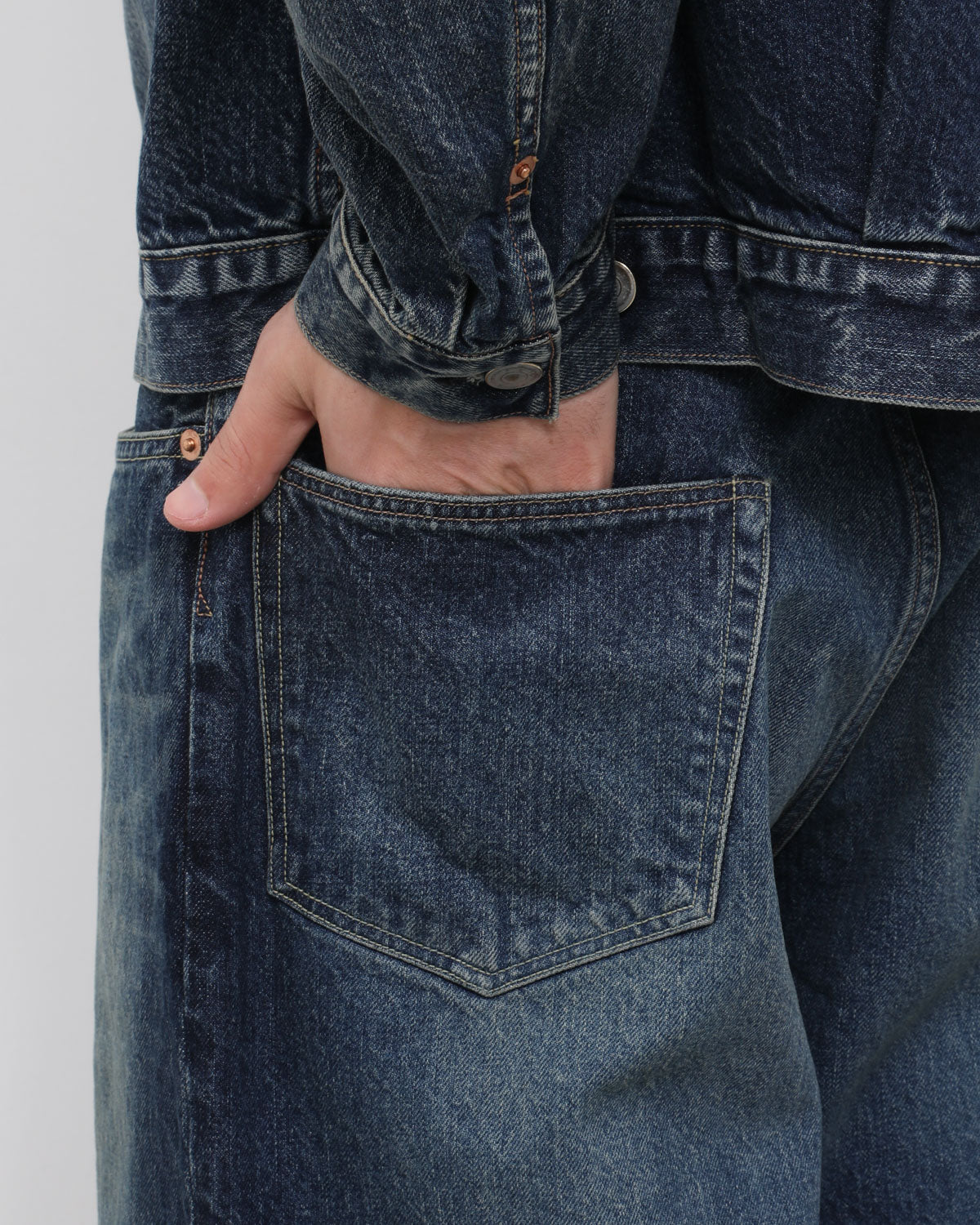 13.5OZ DENIM PANTS WIDE