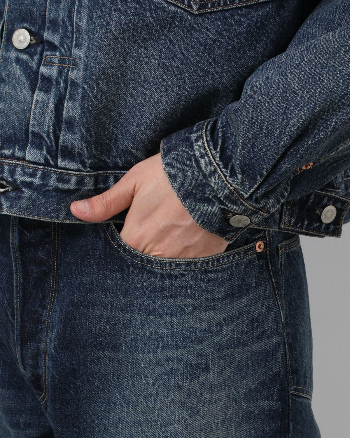 13.5OZ DENIM PANTS WIDE