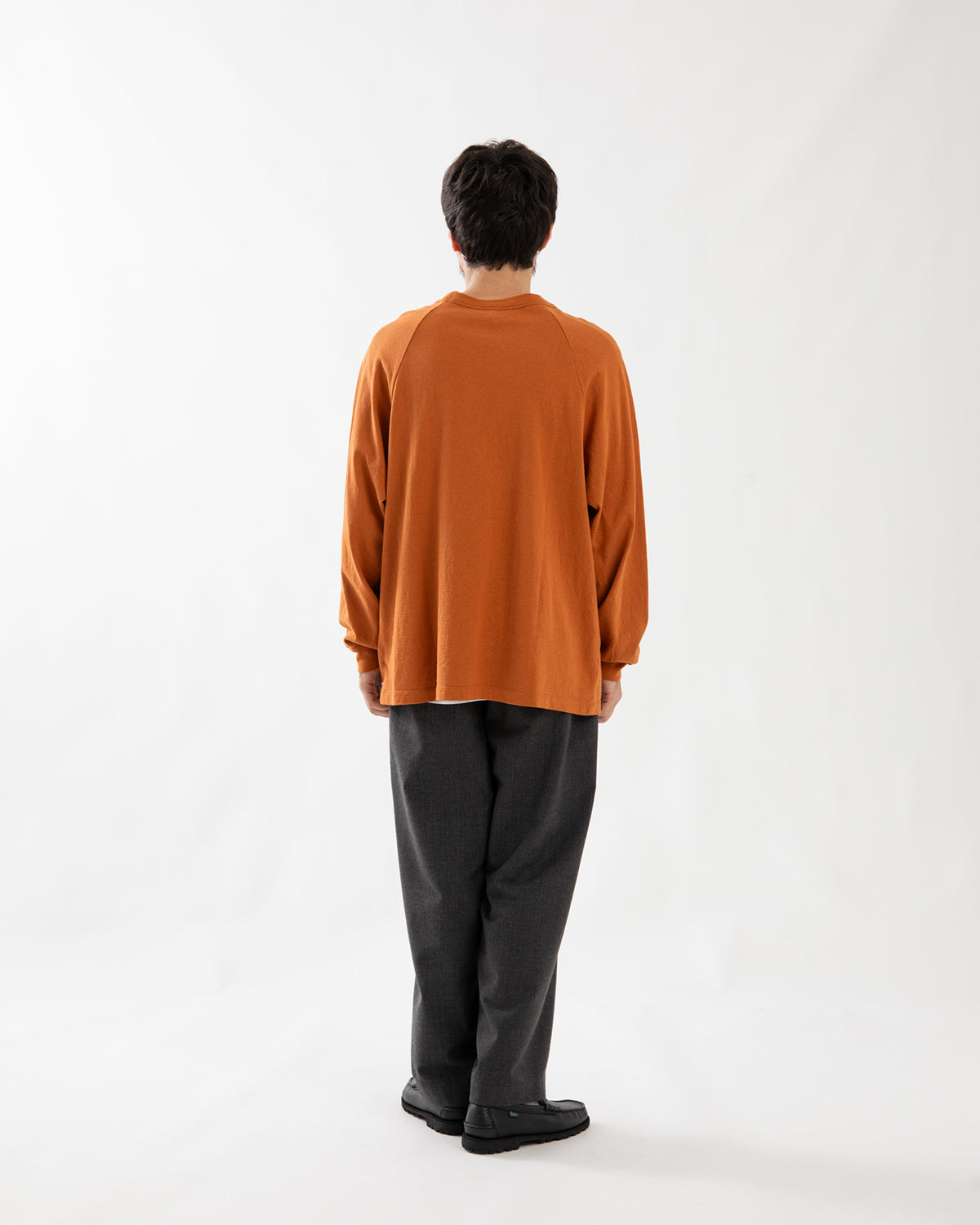 WOOL RAMIE MOHAIR SIDE SEAMLESS PANTS