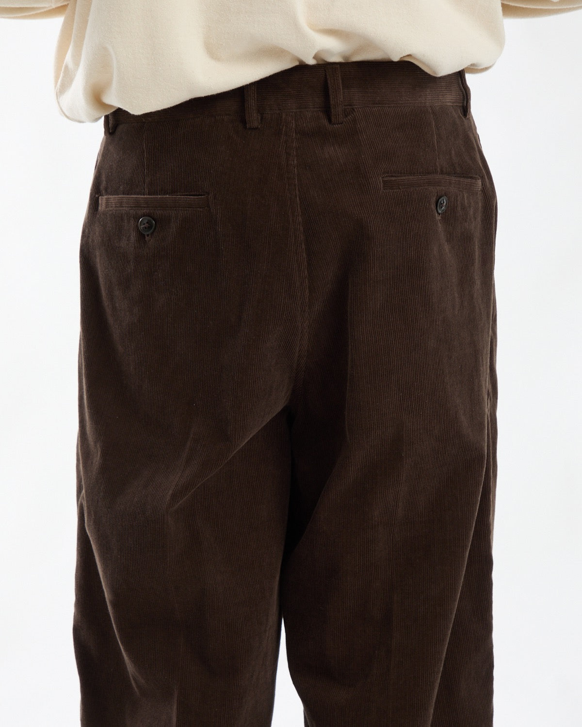 CORDUROY MILITARY TROUSERS