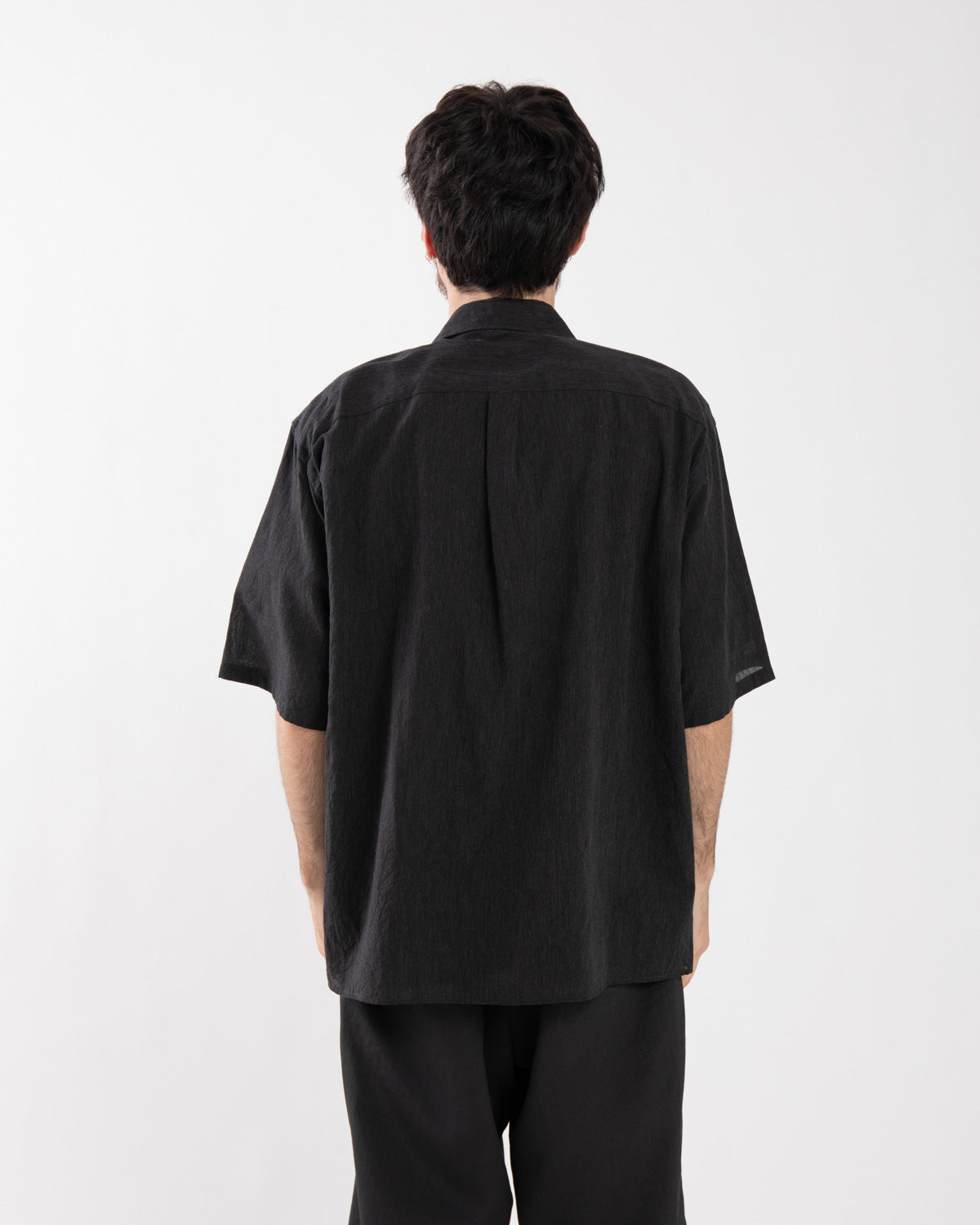 SILK-CO VOILE HALF-SLEEVE SHIRT