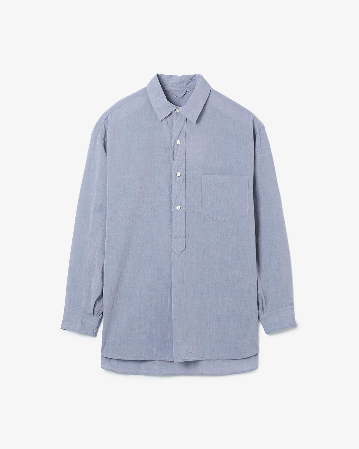 HARD TWIST CHAMBRAY GRANDPA SHIRT – COVERCHORD