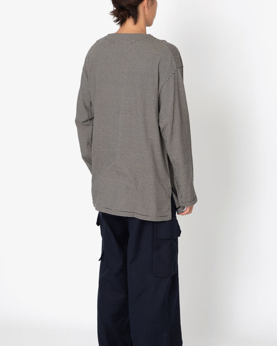 C/NAPP BORDER BOAT-NECK TEE