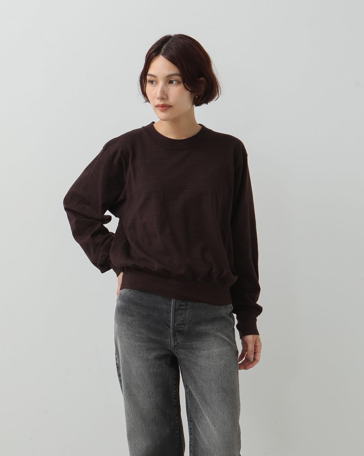 C/NAPP BORDER CREW NECK P/O