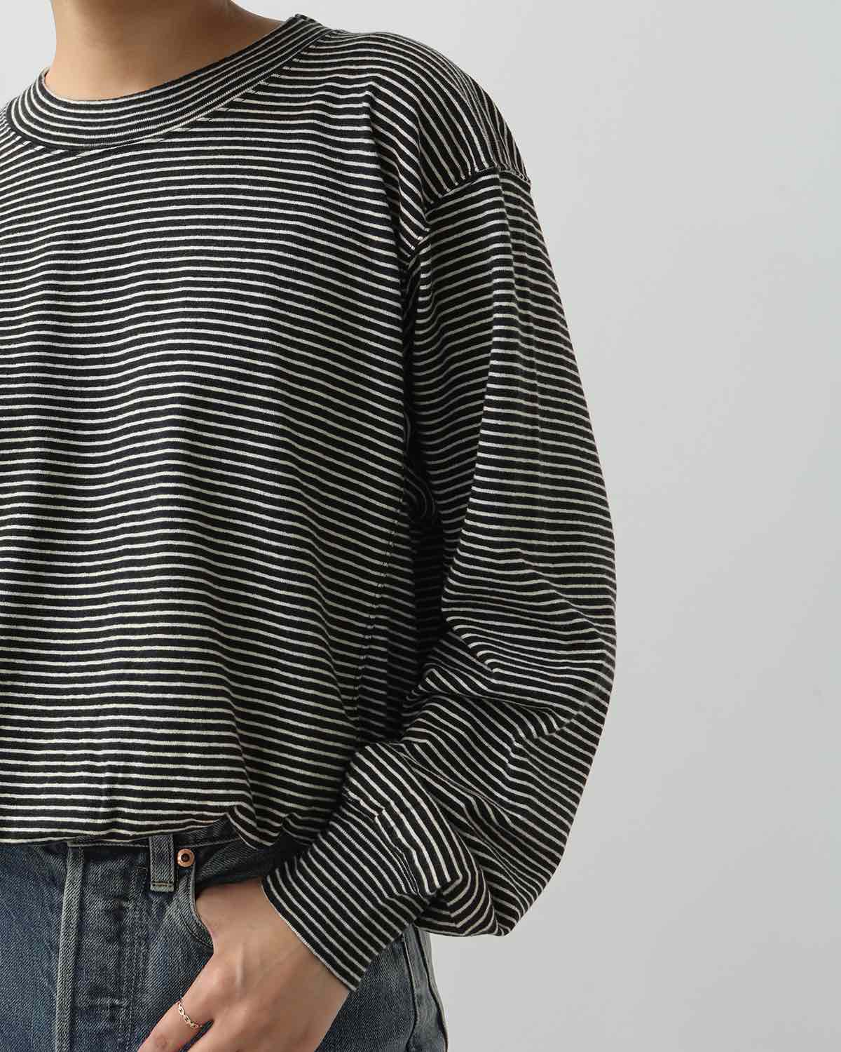 C/NAPP BORDER CREW NECK P/O