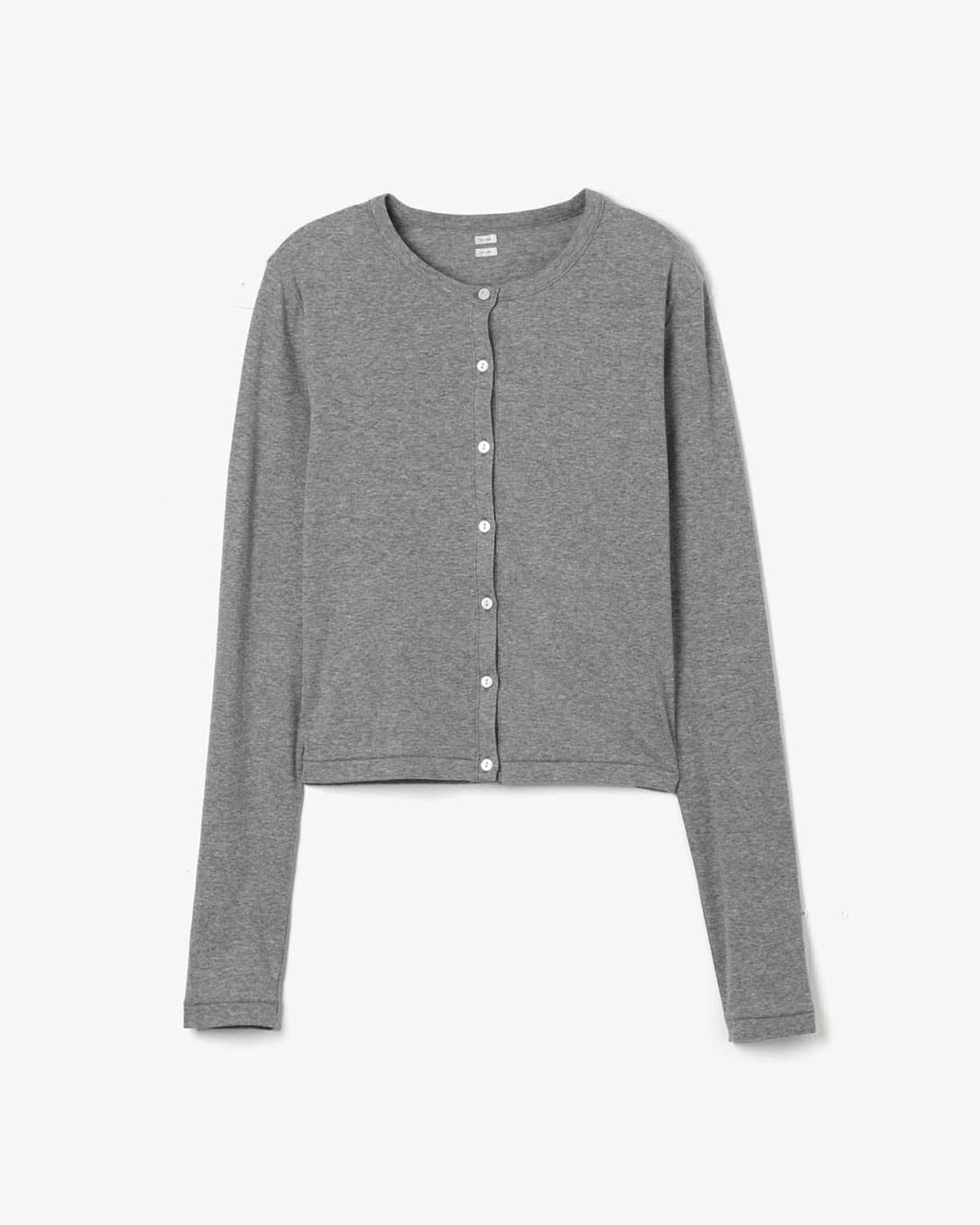 HARD TWIST RIB CARDIGAN