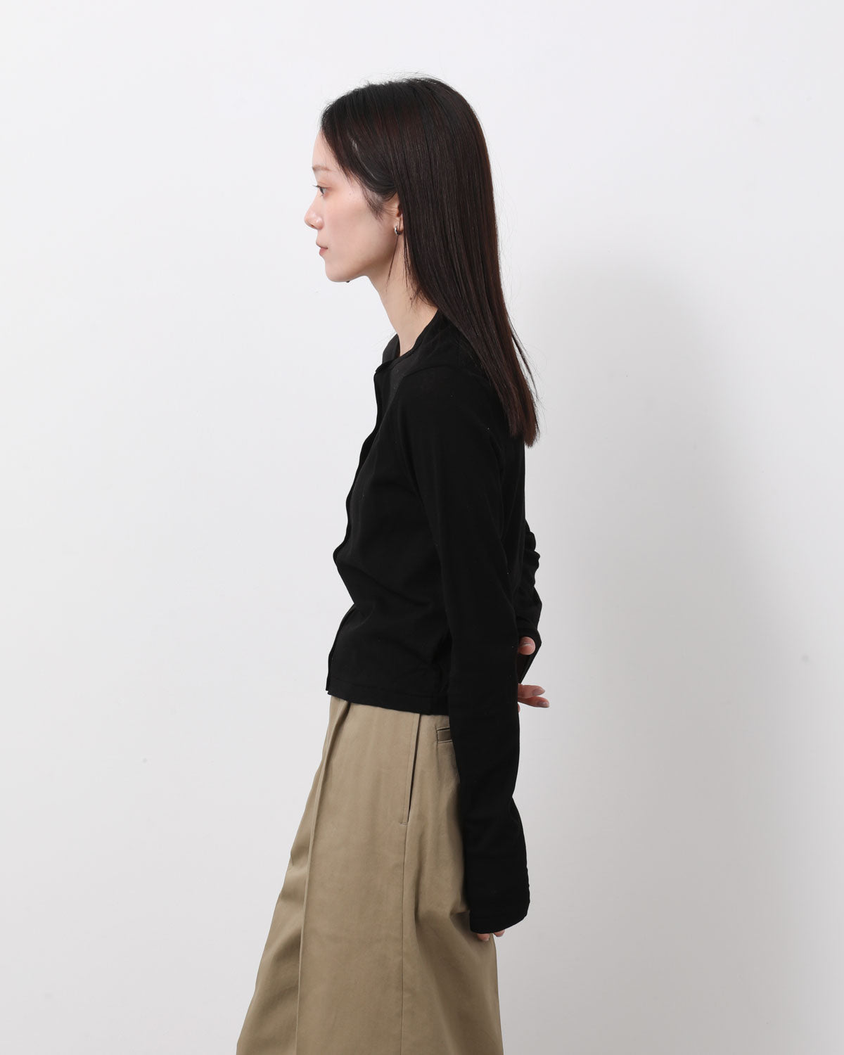 HARD TWIST RIB CARDIGAN