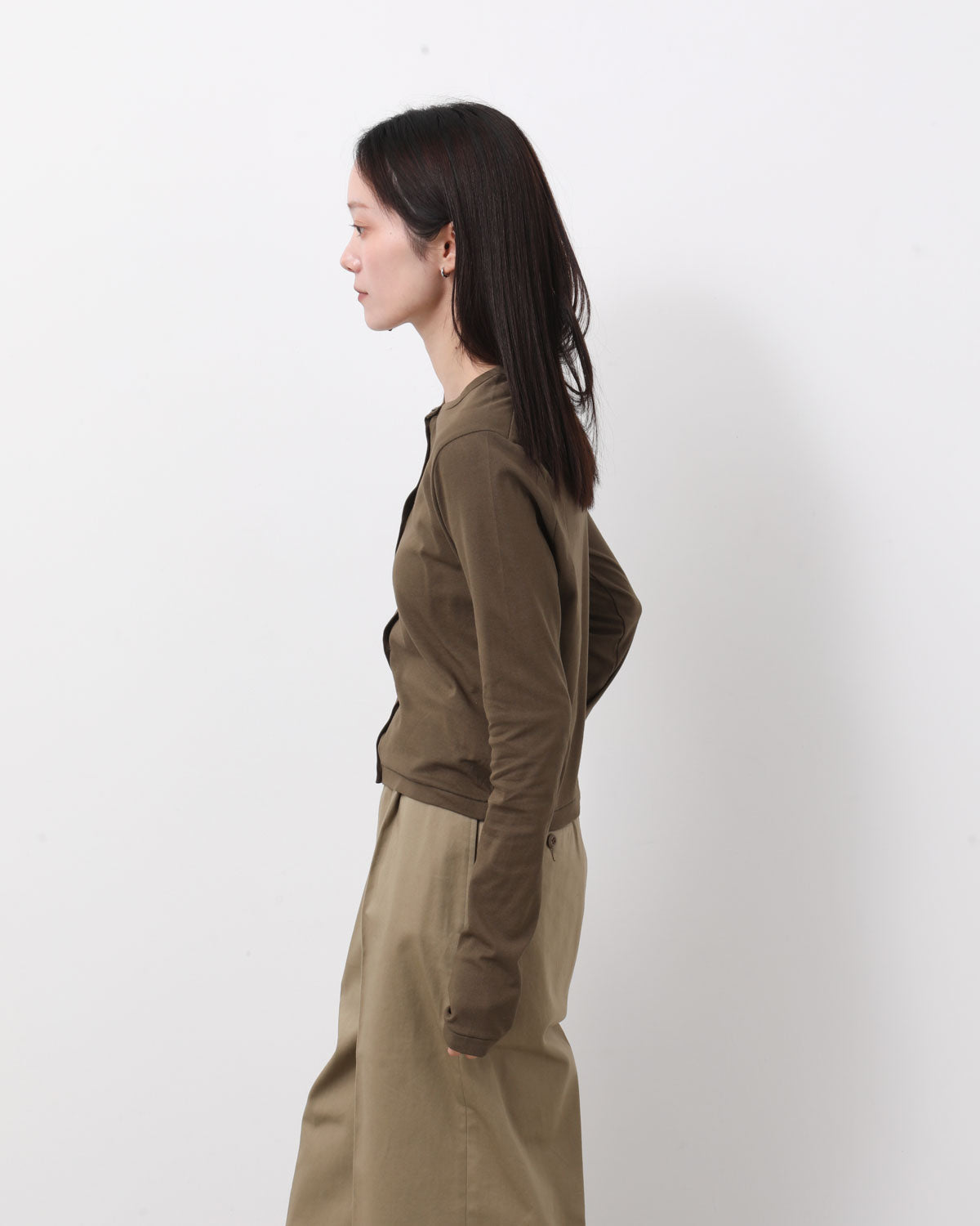 HARD TWIST RIB CARDIGAN