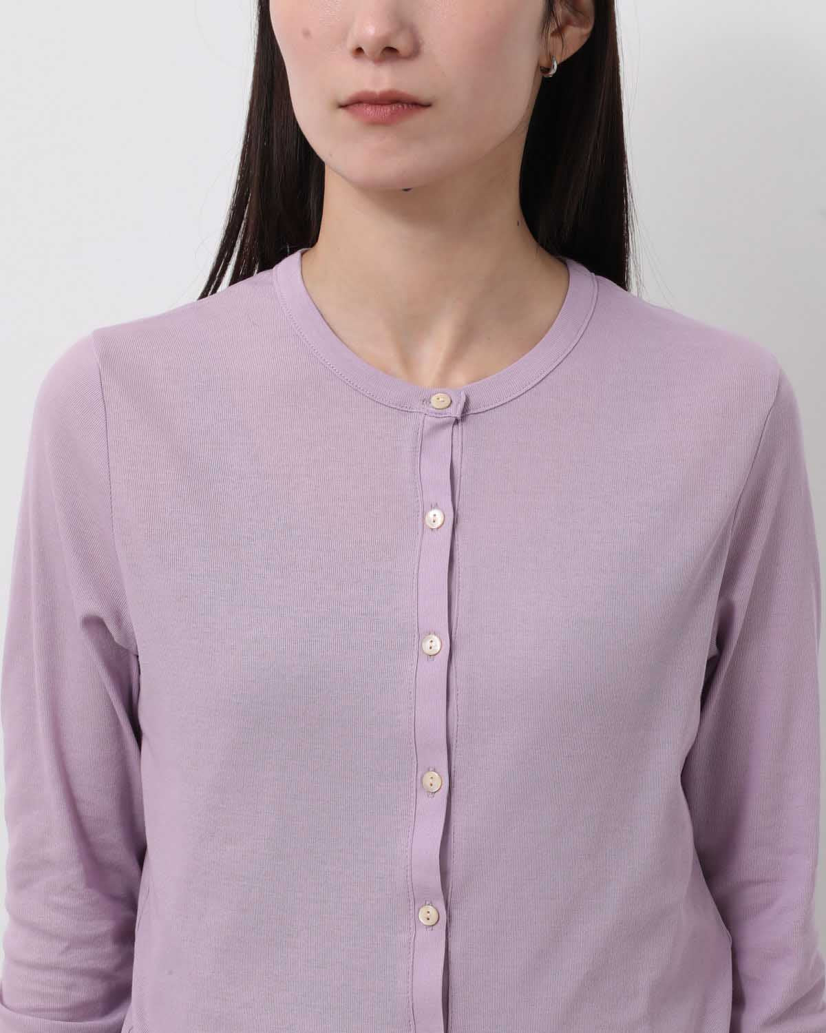 HARD TWIST RIB CARDIGAN