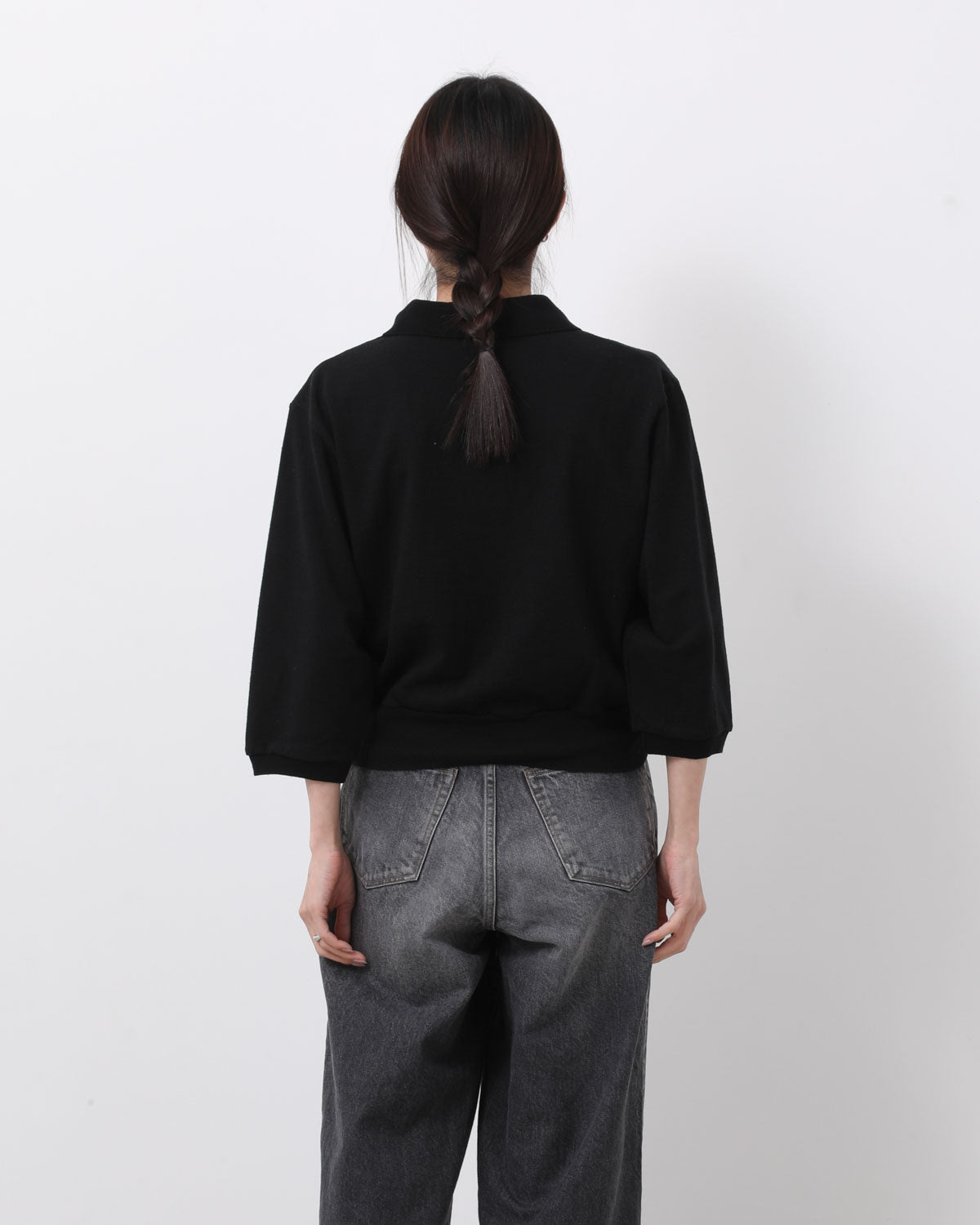 CO/SILK NEP SKIPPER CROPPED SLEEVE (WOMEN'S)