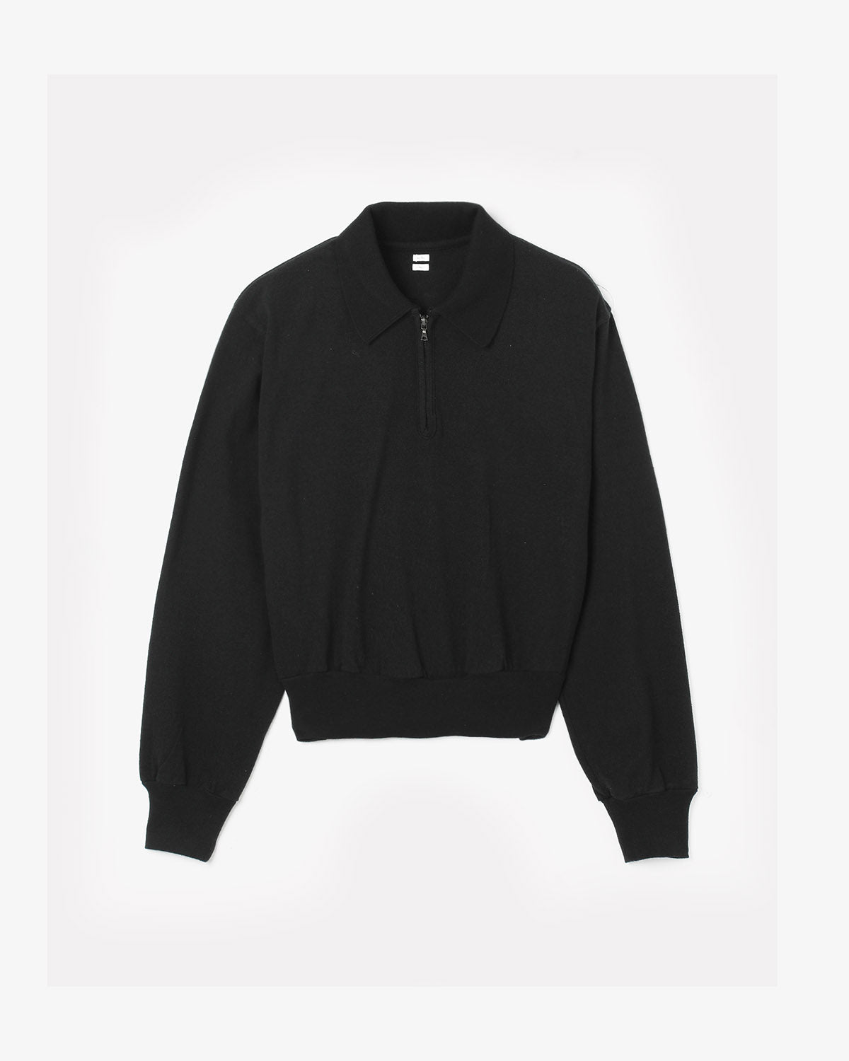 CO/SILK NEP HARF-ZIP P/O