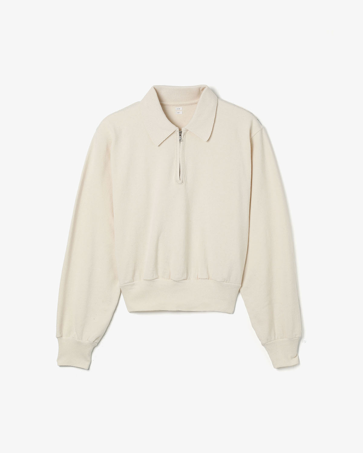 CO/SILK NEP HARF-ZIP P/O