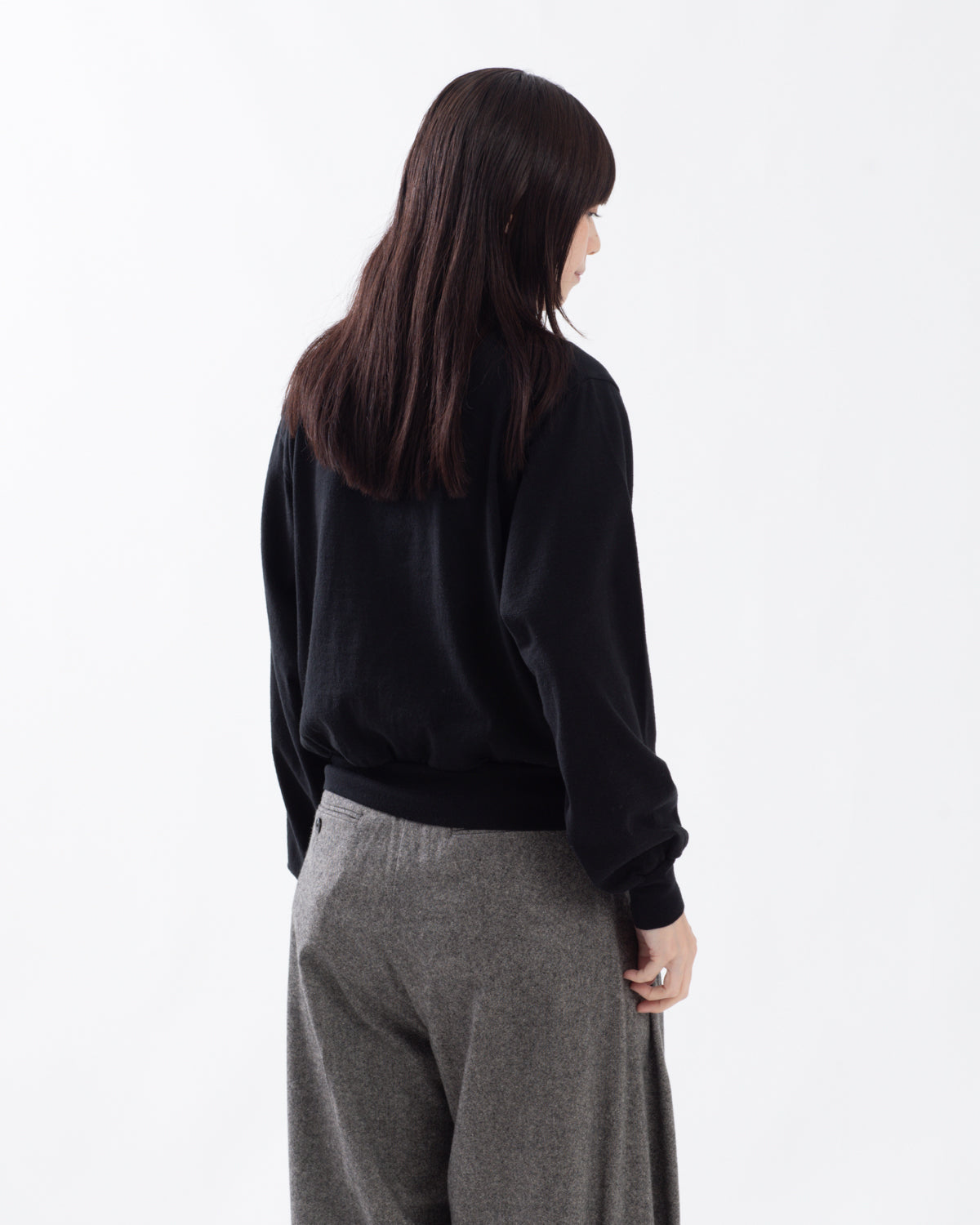 CO/SILK NEP HARF-ZIP P/O