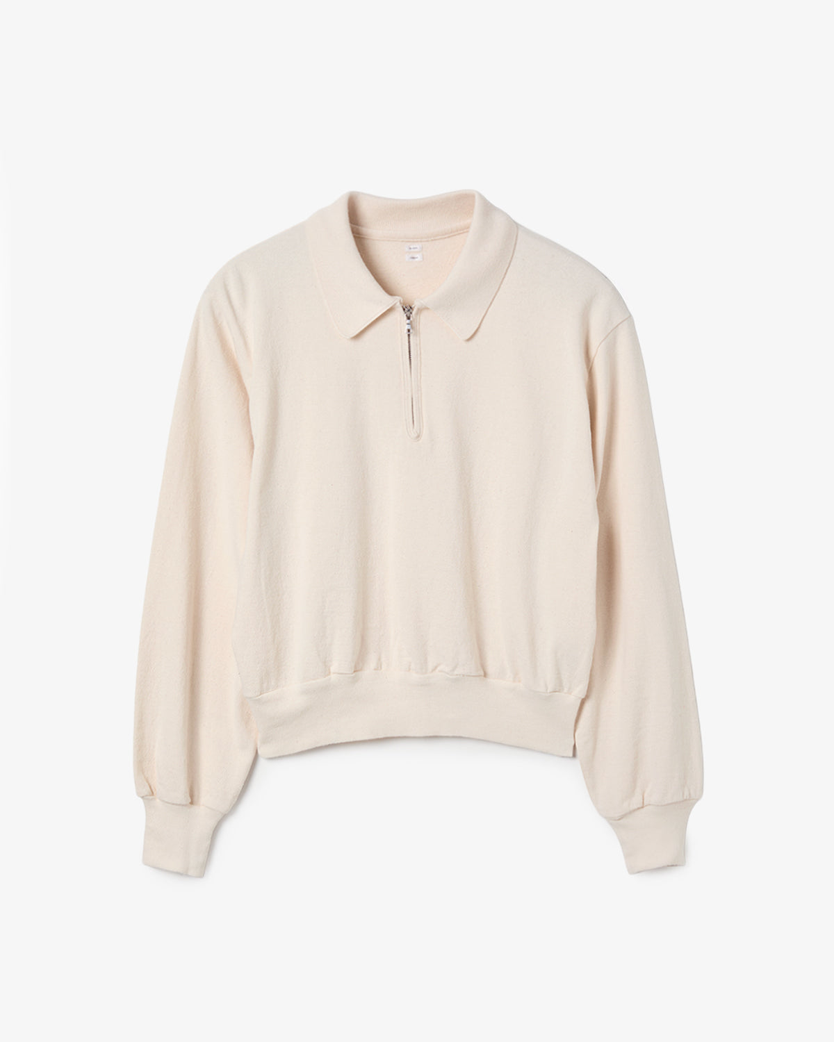 CO/SILK NEP HARF-ZIP P/O