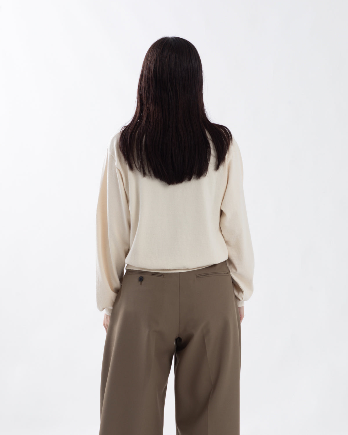 CO/SILK NEP HARF-ZIP P/O