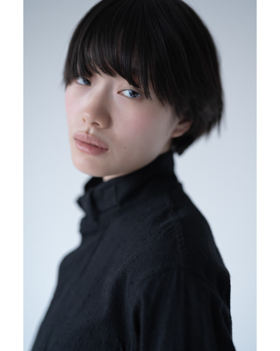 SILK/COTTON NEP DRAWSTRING RIDER'S JACKET