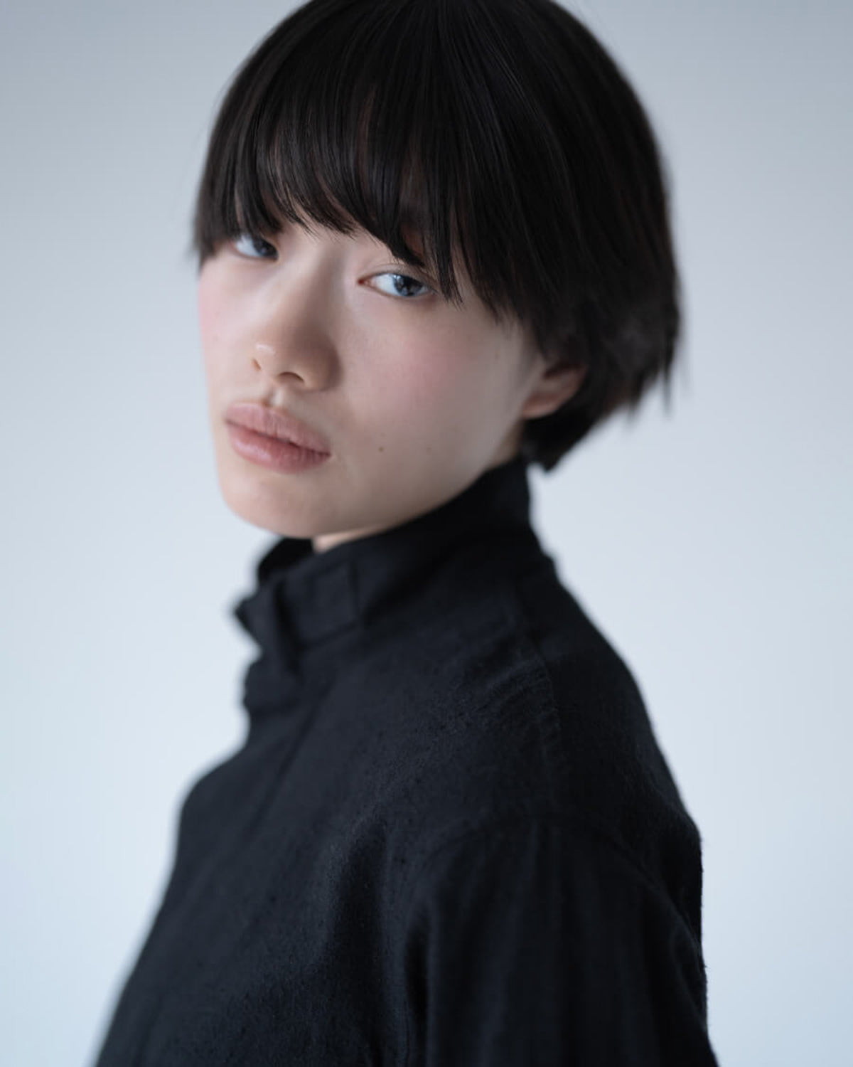 SILK/COTTON NEP DRAWSTRING RIDER'S JACKET