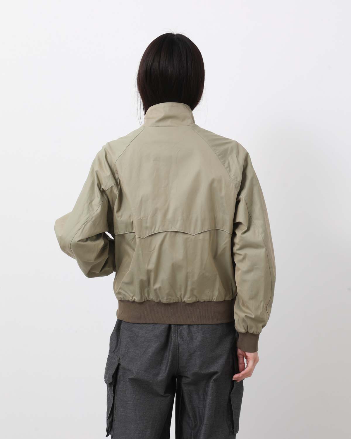 COTTON GABARDINE HARRINGTON JACKET (WOMEN'S)