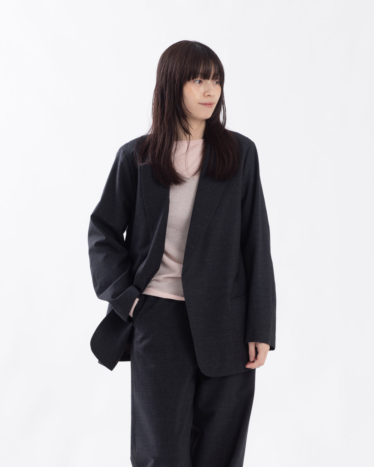 WOOL RAMIE MOHAIR CARDIGAN JACKET (WOMEN'S)