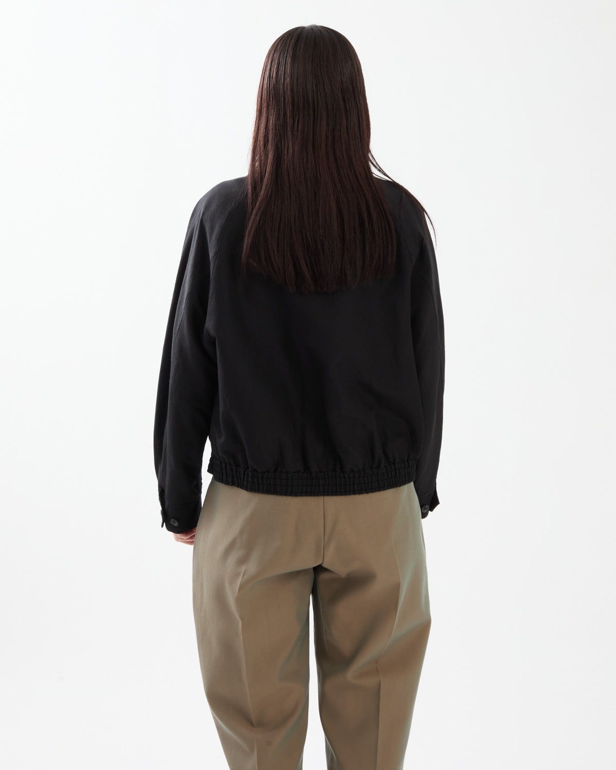 WASHED WOOL SILK SPORTS JACKET (WOMEN'S)