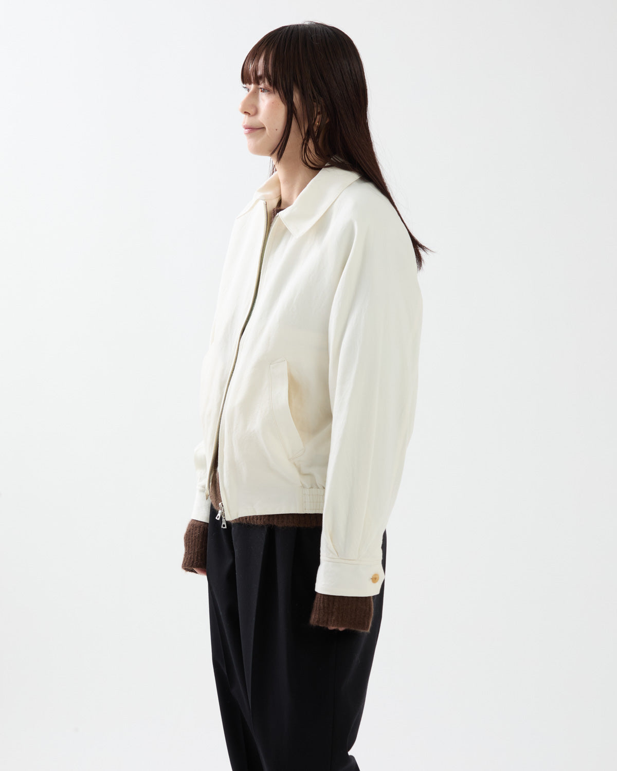 WASHED WOOL SILK SPORTS JACKET (WOMEN'S)