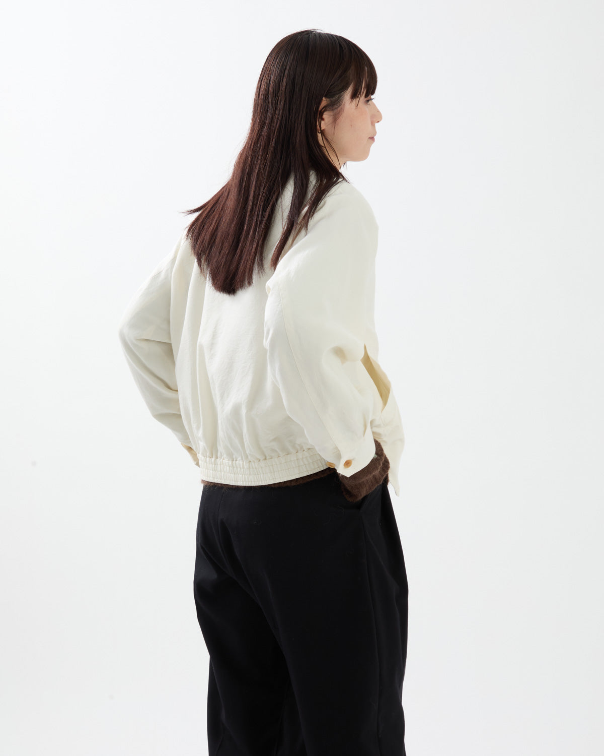 WASHED WOOL SILK SPORTS JACKET (WOMEN'S)