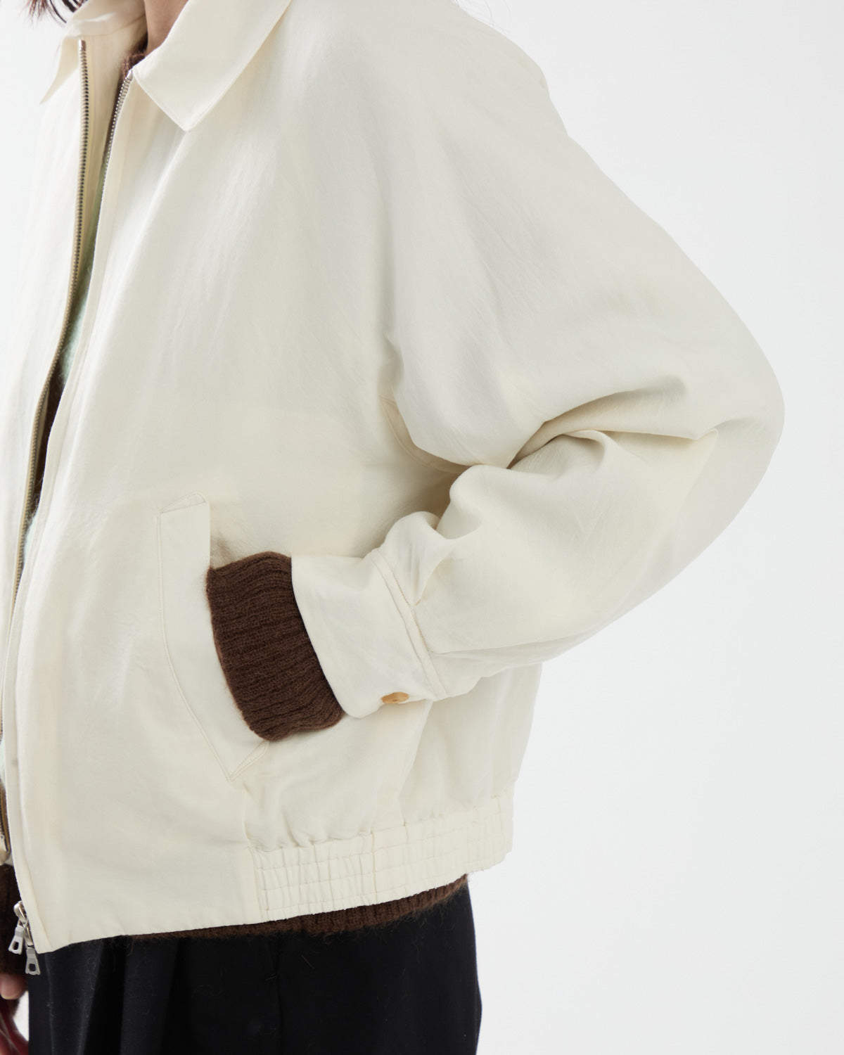 WASHED WOOL SILK SPORTS JACKET (WOMEN'S)
