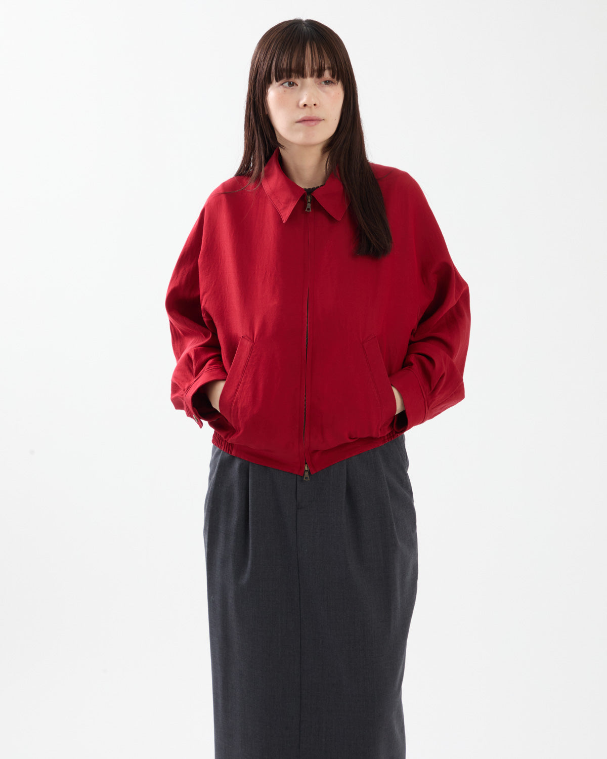 WASHED WOOL SILK SPORTS JACKET (WOMEN'S)