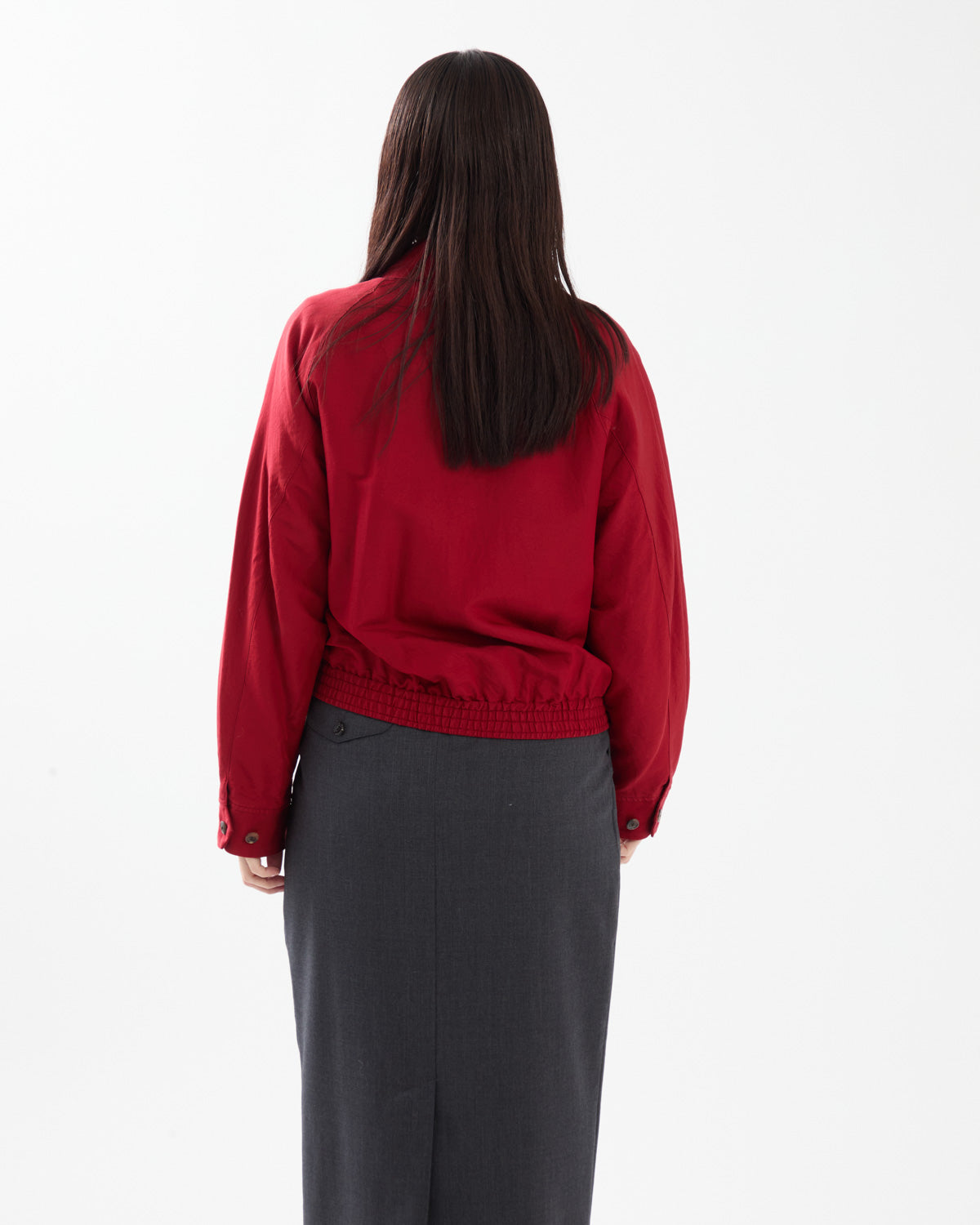 WASHED WOOL SILK SPORTS JACKET (WOMEN'S)
