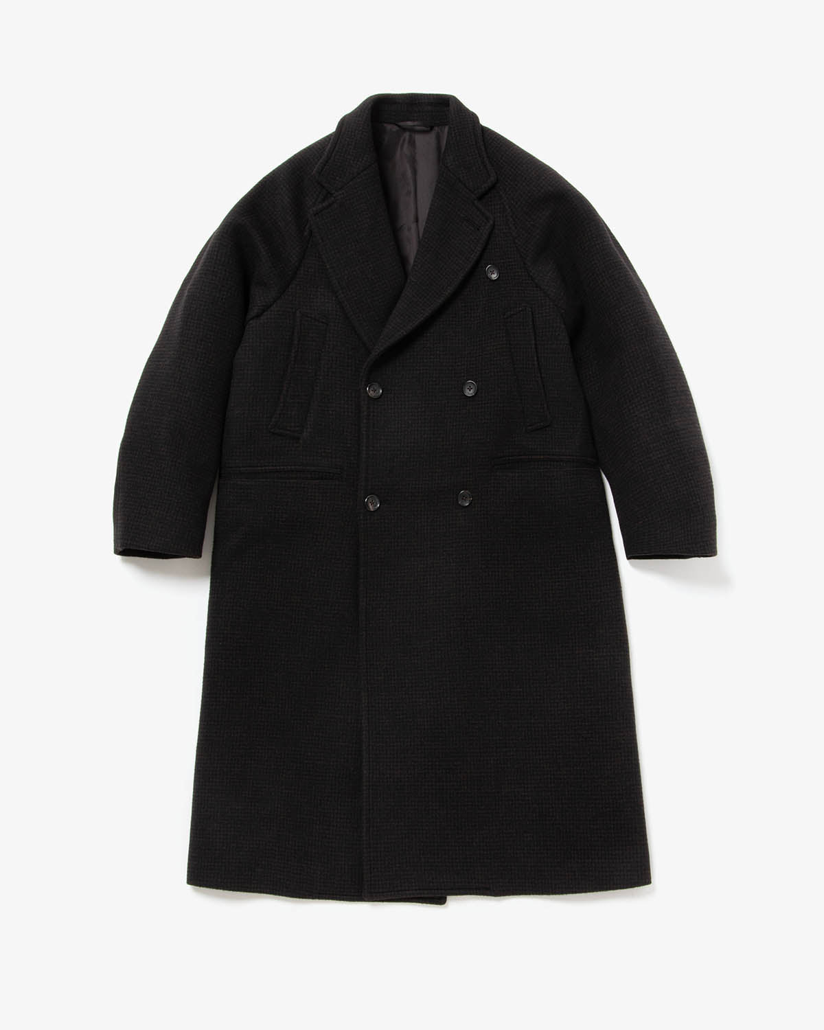 WOOL BEAVER DOUBLE-BREASTED COAT (WOMEN'S)