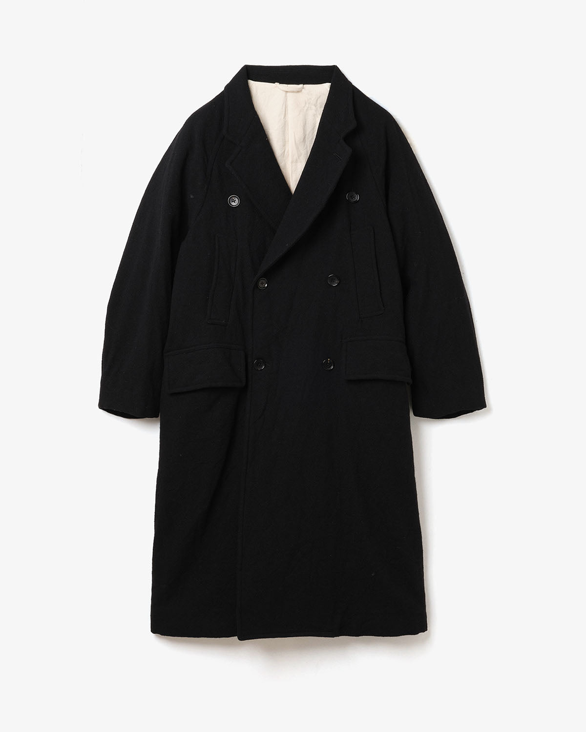 CLASSIC WOOL DOUBLE-BREASTED COAT