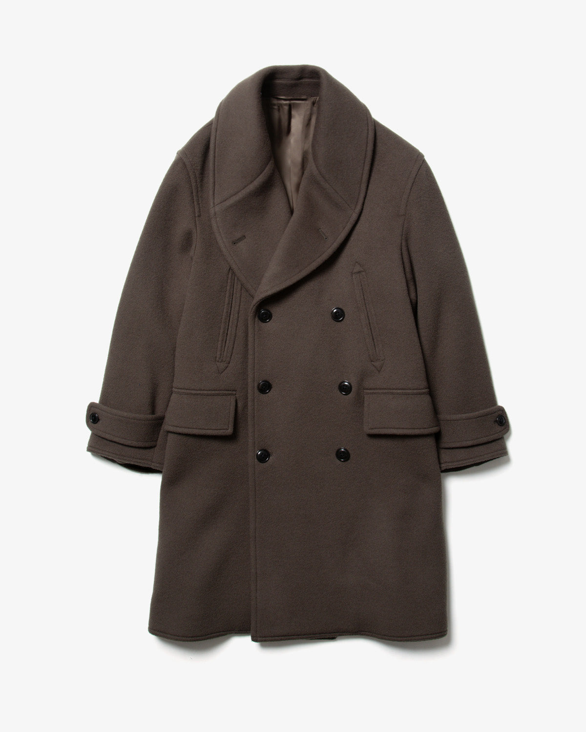 WOOL MELTON MACKINAW COAT