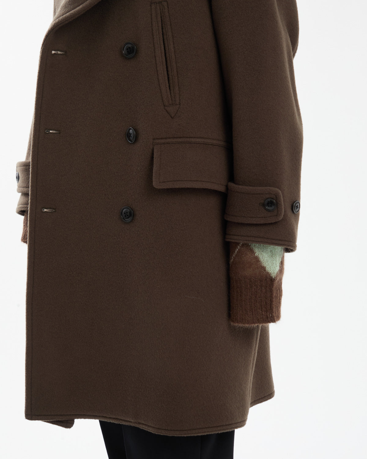 WOOL MELTON MACKINAW COAT
