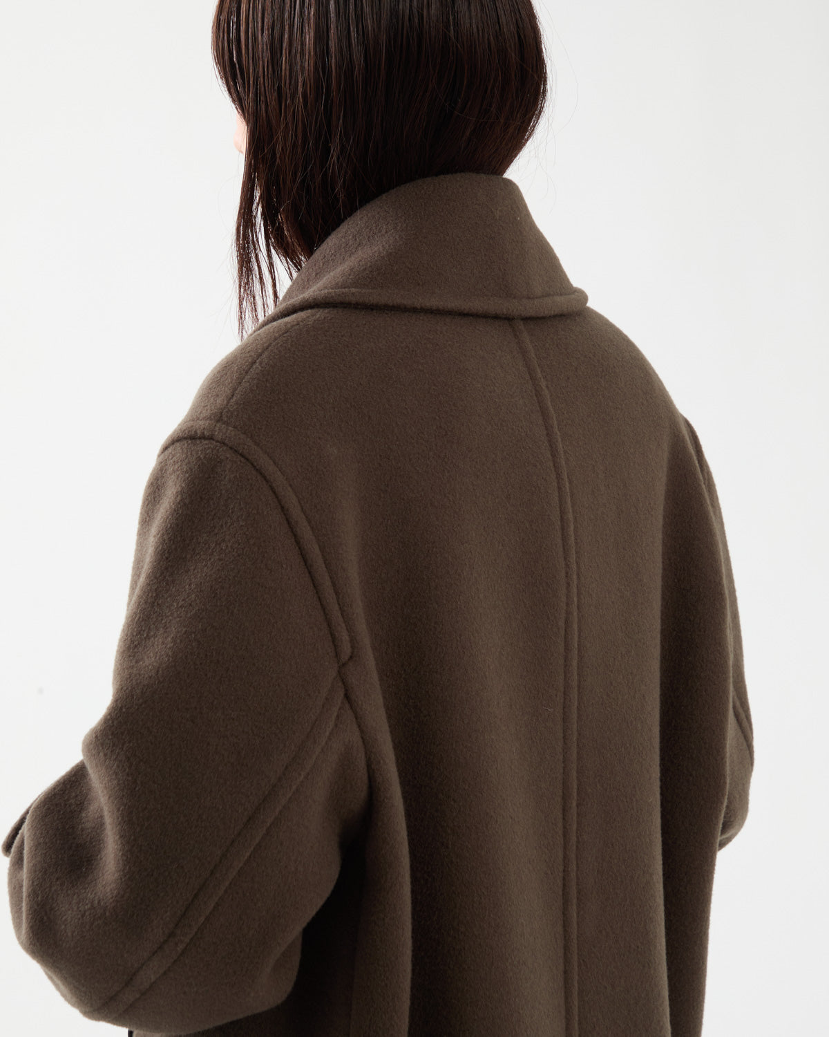 WOOL MELTON MACKINAW COAT