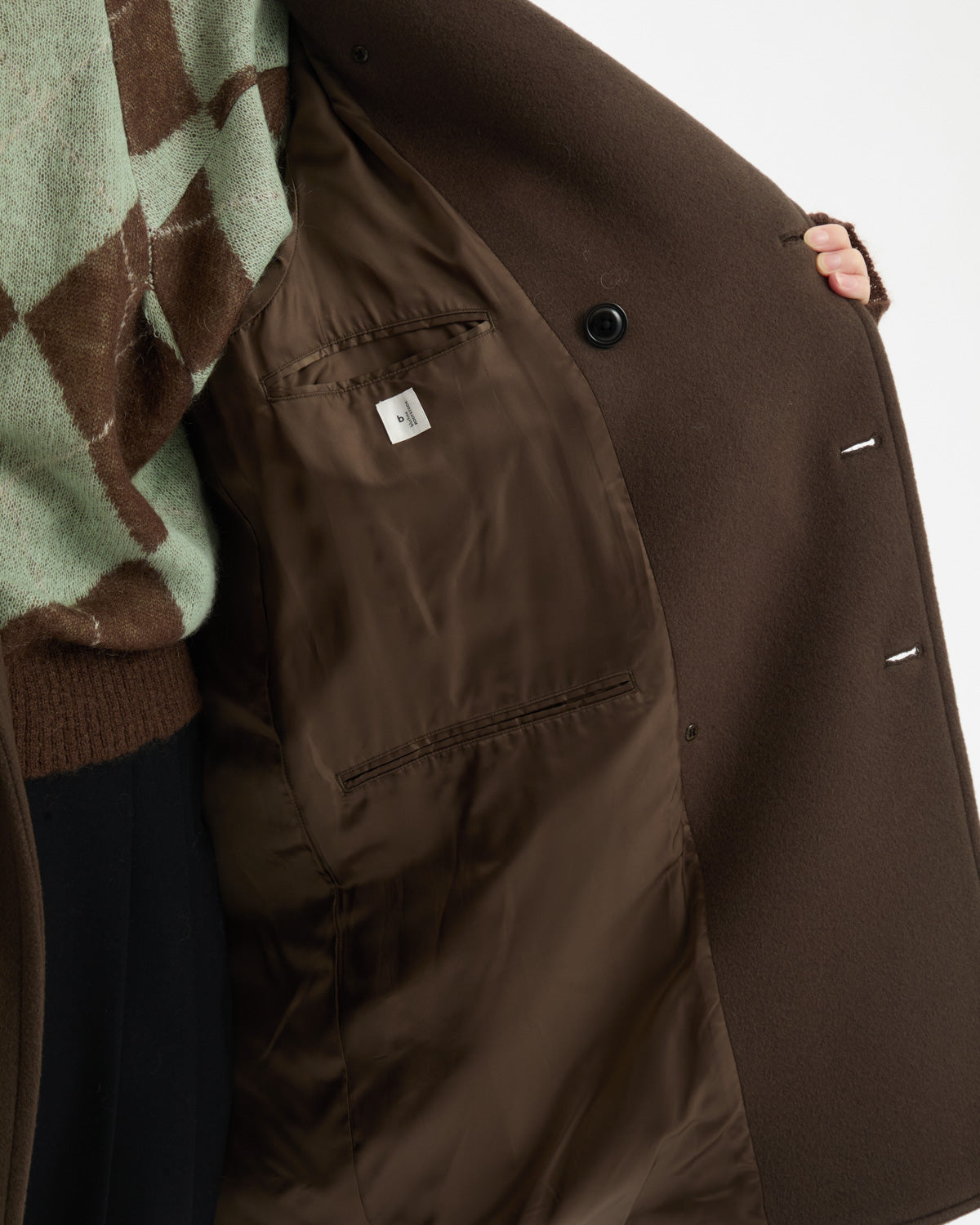 WOOL MELTON MACKINAW COAT