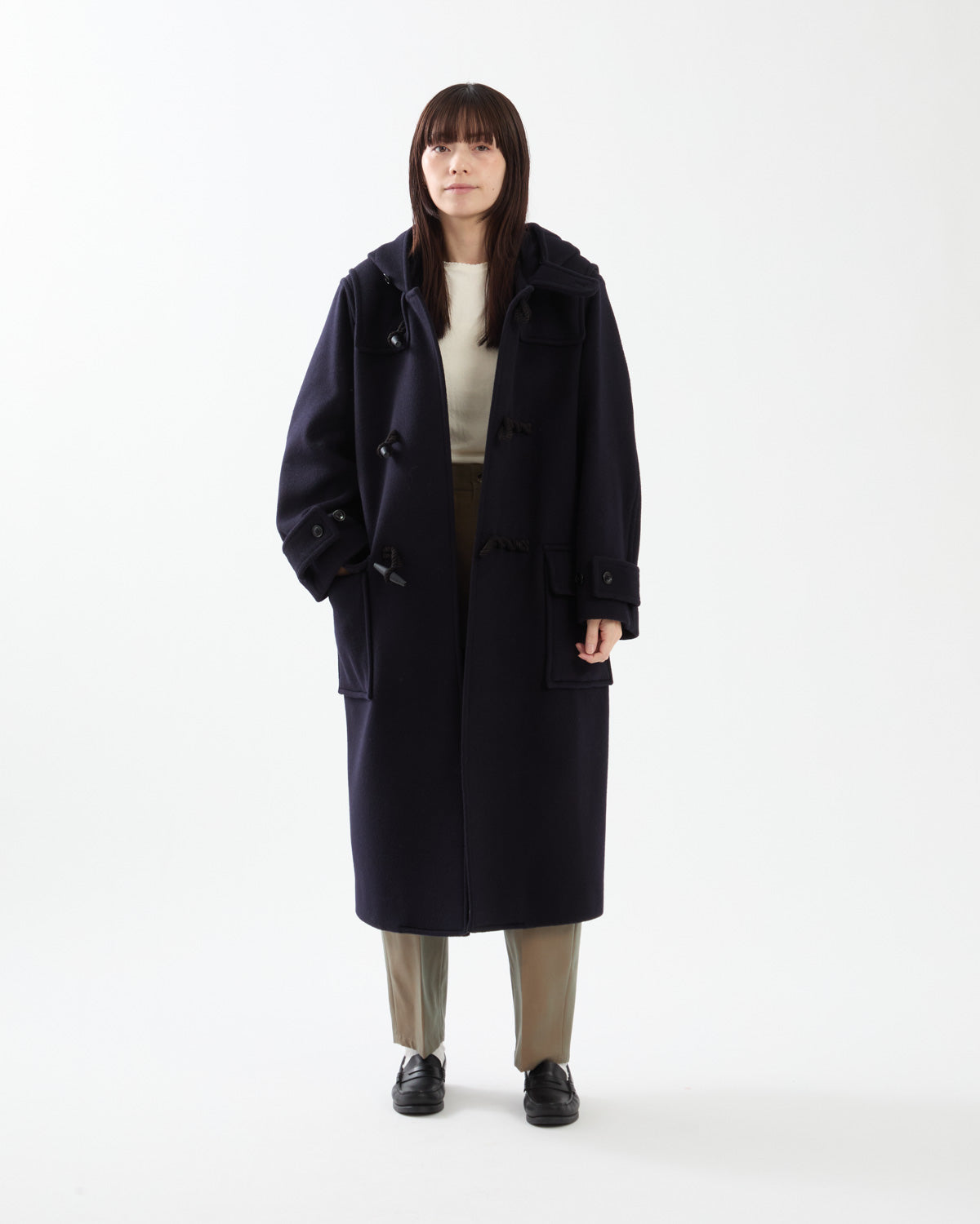 WOOL MELTON DUFFLE COAT (WOMEN'S)