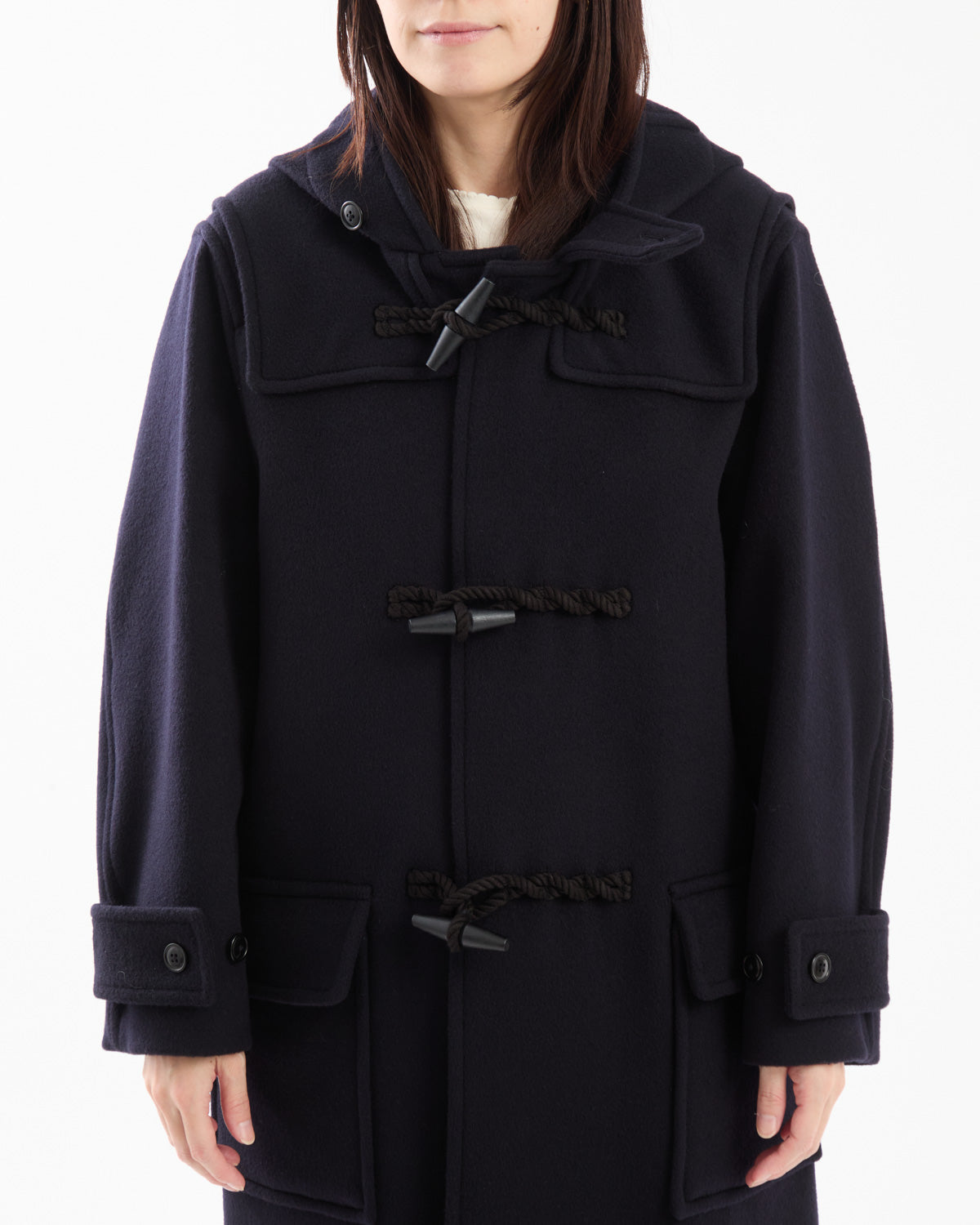 WOOL MELTON DUFFLE COAT (WOMEN'S)