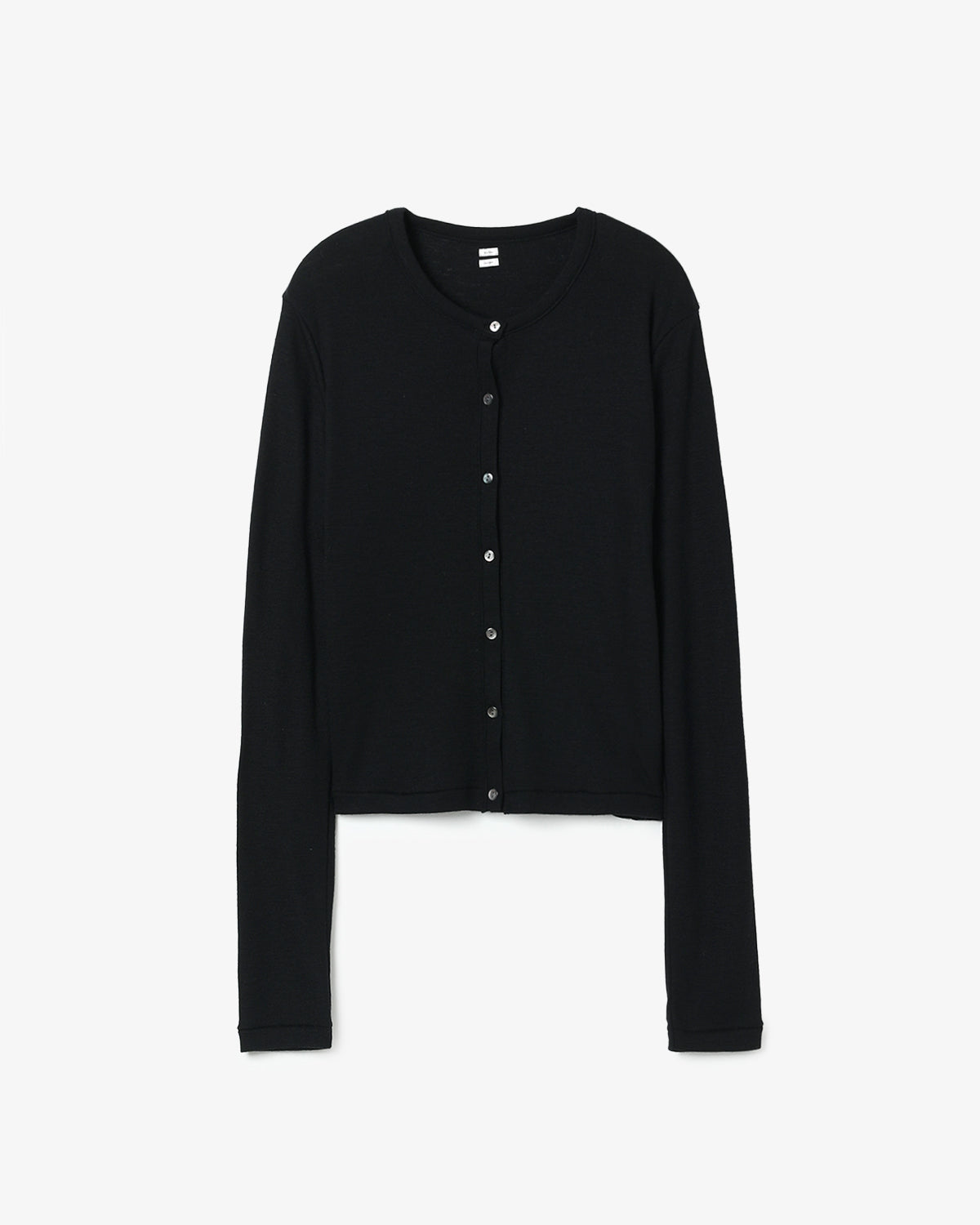 WOOL RIB CARDIGAN