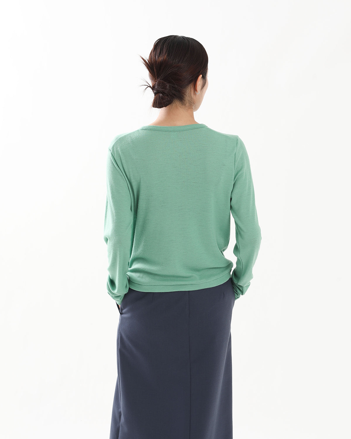 WOOL RIB CARDIGAN