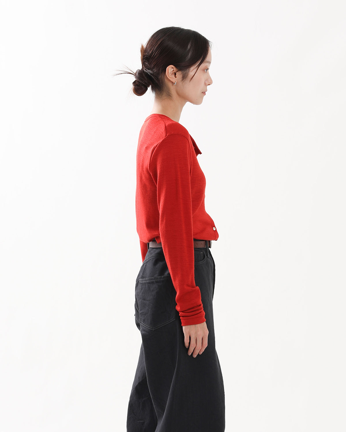 WOOL RIB CARDIGAN