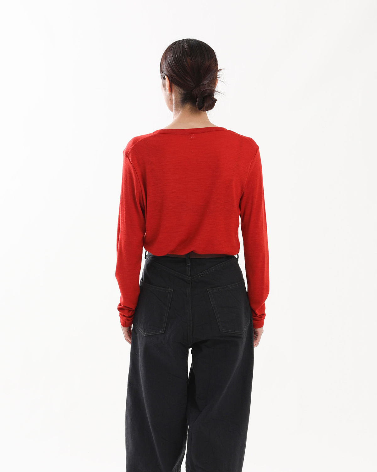 WOOL RIB CARDIGAN
