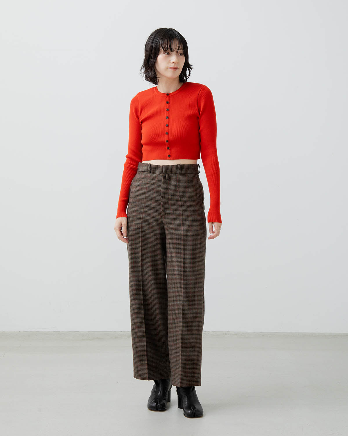 CLASSIC HOUNDSTOOTH TROUSERS (WOMEN'S)