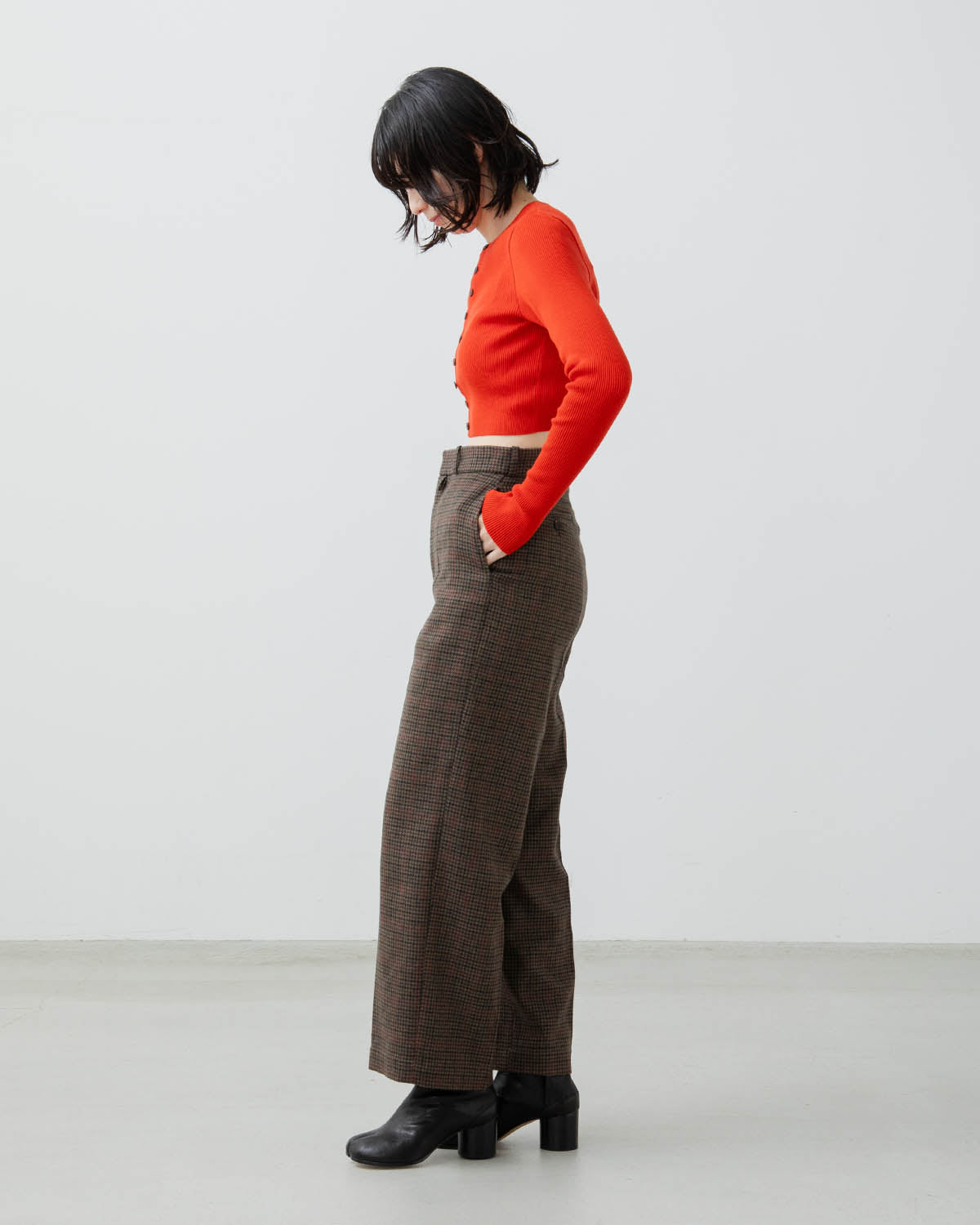 CLASSIC HOUNDSTOOTH TROUSERS (WOMEN'S)