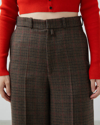 CLASSIC HOUNDSTOOTH TROUSERS (WOMEN'S)